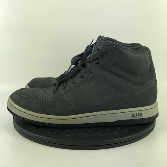 Nike Air Prestige 3 Gray/Blue Athletic High Top Shoes 407036-040 Men's Size 10 - Picture 8 of 12